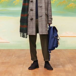 JW Anderson x Uniqlo wool-blend flat-front pants